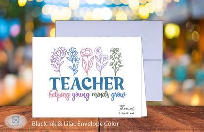 Teacher Helping Young Minds Card (#220121AS)