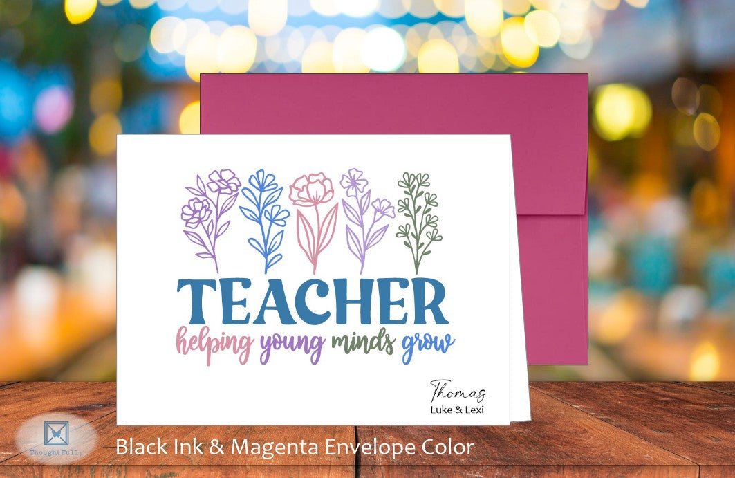Teacher Helping Young Minds Card (#220121AS)