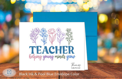 Teacher Helping Young Minds Card (#220121AS)