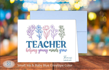 Teacher Helping Young Minds Card (#220121AS)