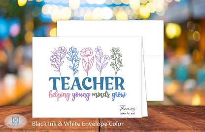 Teacher Helping Young Minds Card (#220121AS)