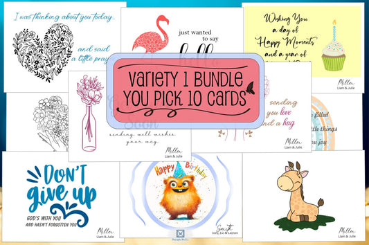 Pick 10 Cards - Variety 1 Bundle (#230102BD)