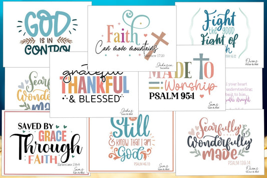 Pick 10 Cards - Christian 4 Bundle (#230110BD)