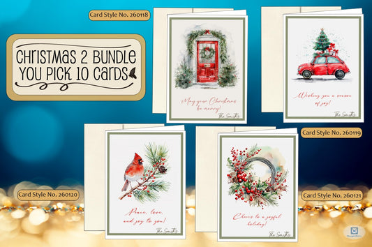 Pick 10 Cards - Christmas 2 Bundle (#230112BDV)