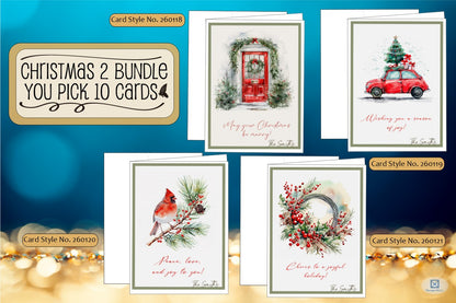Pick 10 Cards - Christmas 2 Bundle (#230112BDV)