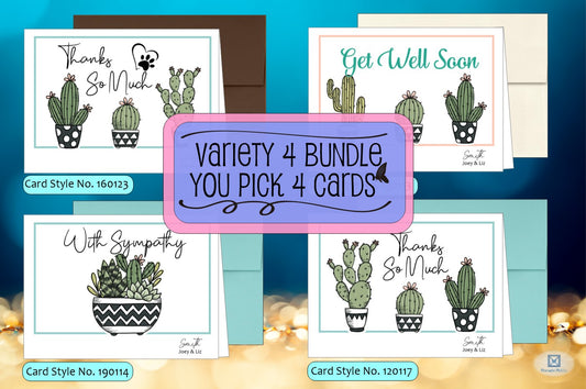 Pick 4 Cards - Variety 4 Bundle (#230117BD)