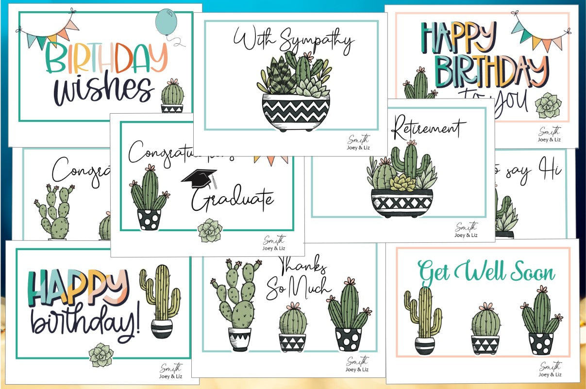 Variety #9 Bundle of 10 Cards (#230125BD)