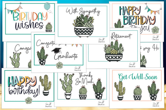 Variety #9 Bundle of 10 Cards (#230125BD)