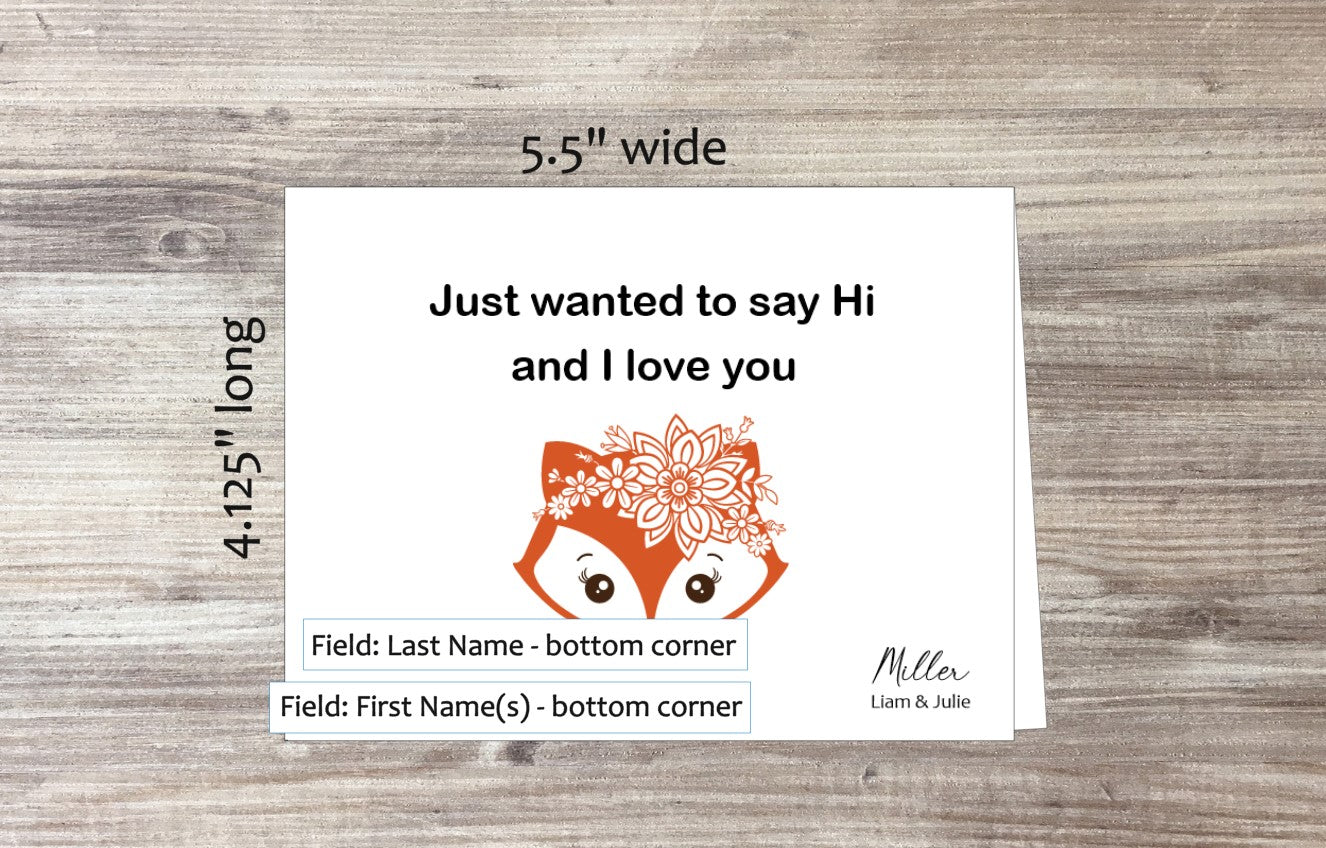 Hi and I love you Card (#240100AS)