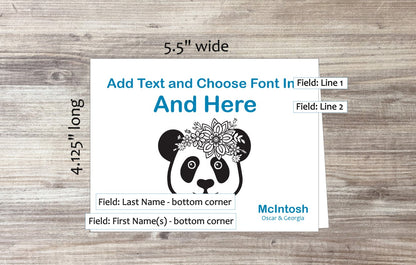 Create Your Own Panda Card (#240103AS)