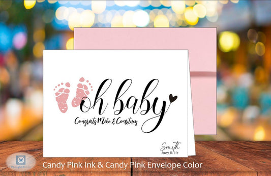 Oh Baby Card w/Parents Names (#240111AS)