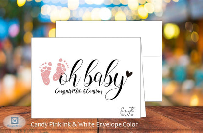 Oh Baby Card w/Parents Names (#240111AS)