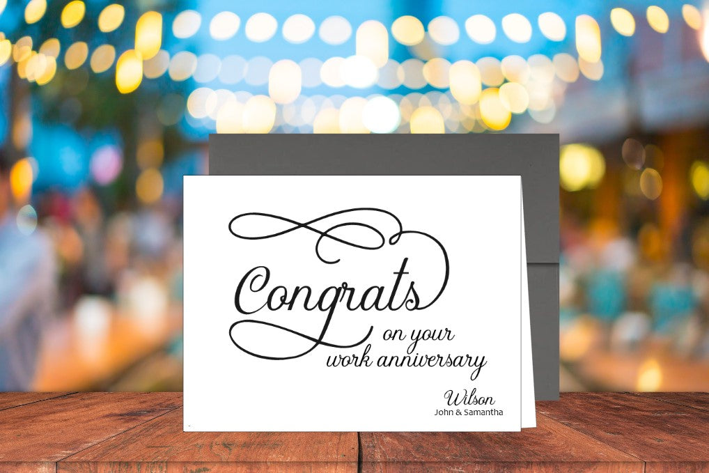 Congrats Work Anniversary Card (#250100AS)