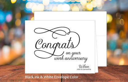Congrats Work Anniversary Card (#250100AS)
