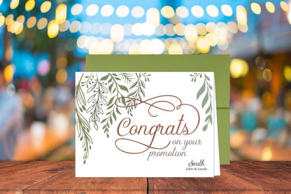 Congrats Work Promotion Card (#250101AS)