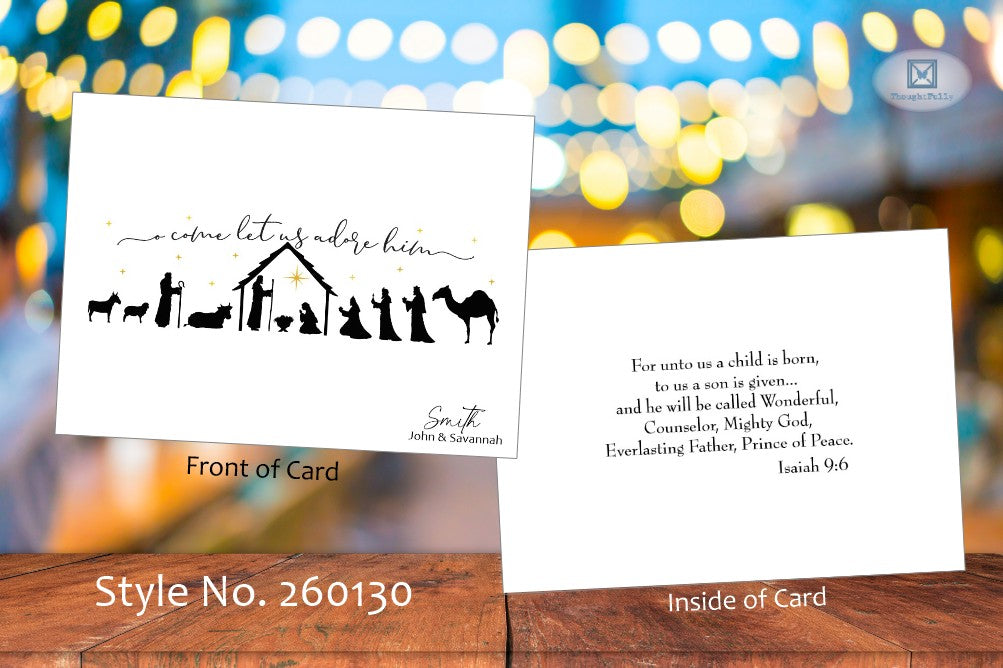 O Come Let Us Card (#260130AS)