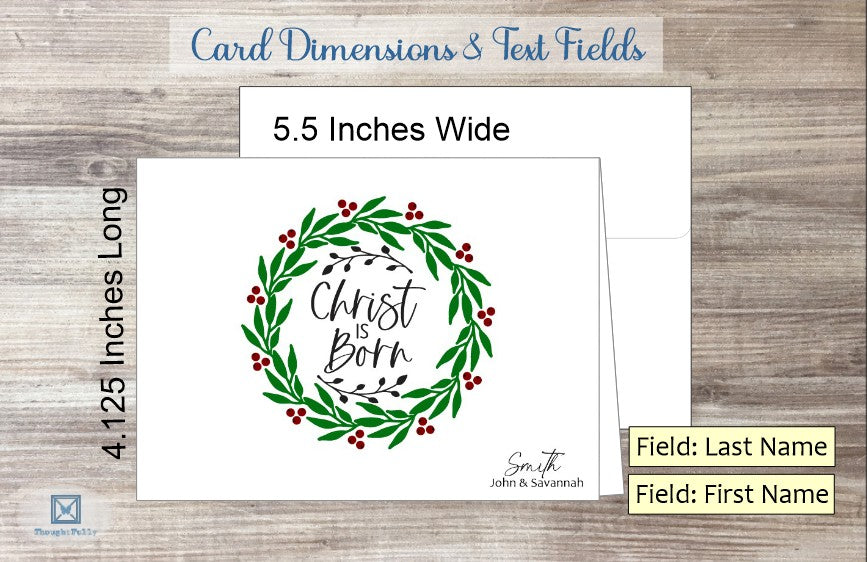 Christ is Born Card (#260133AS)