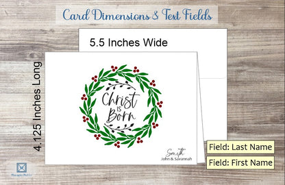 Christ is Born Card (#260133AS)