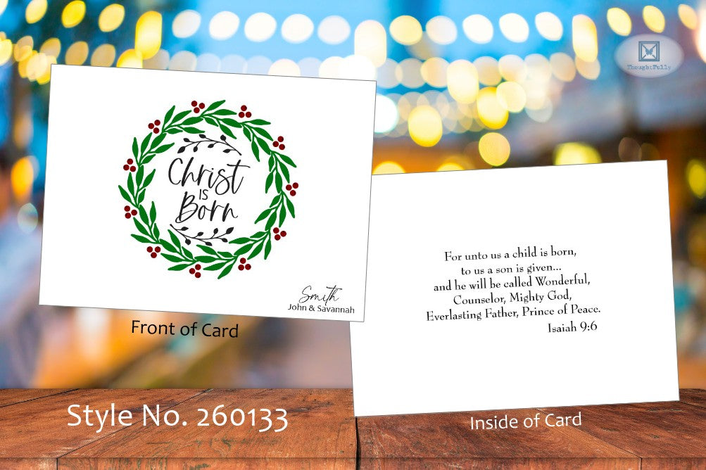 Christ is Born Card (#260133AS)