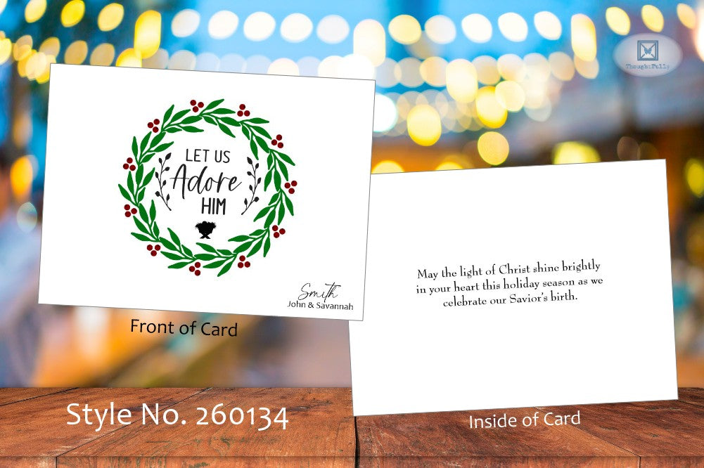 Let Us Adore Him Card (#260134AS)