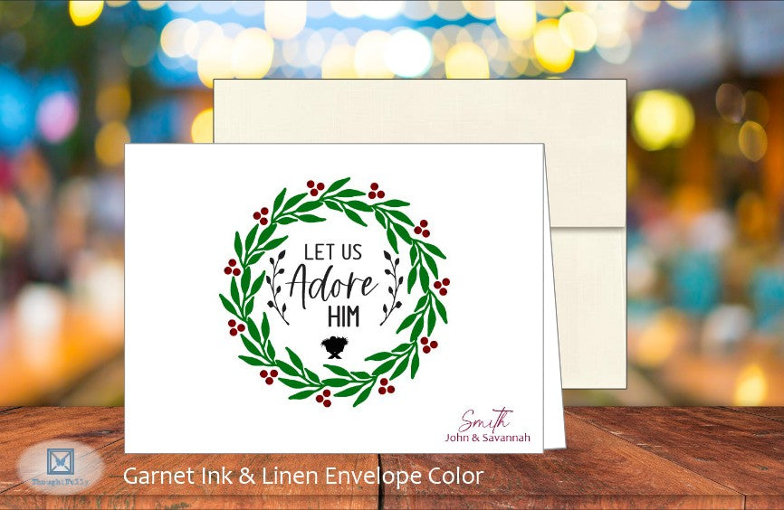 Let Us Adore Him Card (#260134AS)