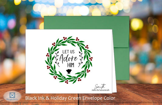 Let Us Adore Him Card (#260134AS)