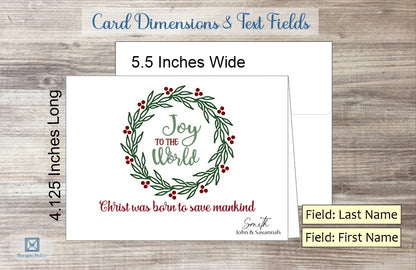 Joy to the World Card (#260138AS)