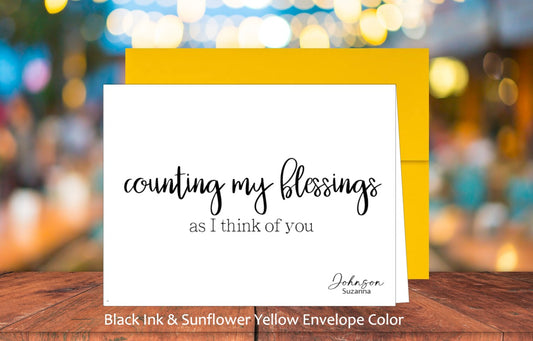 Counting My Blessings Card (#290100AS)