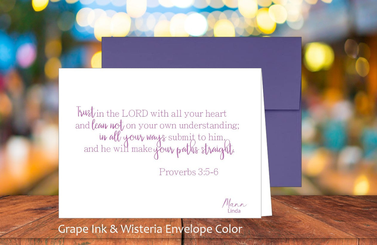 Trust in the LORD Card - Ps. 3:3-6 (#290103AS)