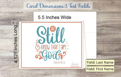Be Still Card - Ps. 46:10 (#290108AM1)