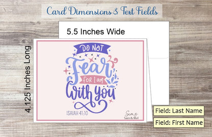 Do Not Fear Card - Is. 41:10 (#290109AS)