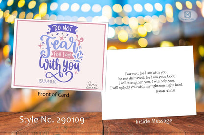 Do Not Fear Card - Is. 41:10 (#290109AS)