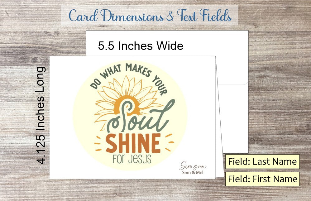 Soul Shine Card (#290110AS)