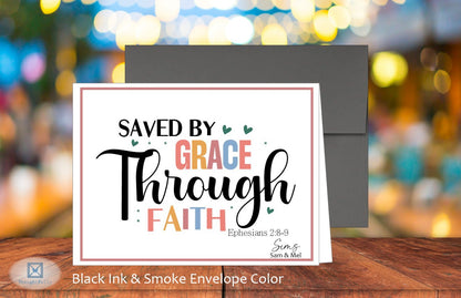 Saved by Grace Card - Eph. 2:8-9 (#290115AS)