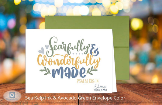 Fearfully & Wonderfully Made Card - Ps. 139:14 (#290143AS)