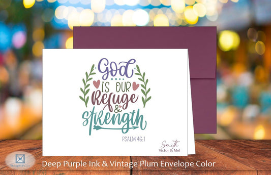 God Is Our Refuge Card - Psalm 46:1 (#290147AS)