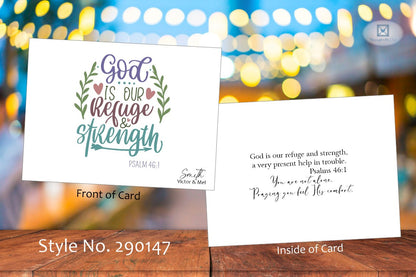 God Is Our Refuge Card - Psalm 46:1 (#290147AS)