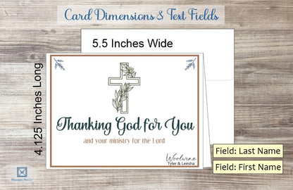 Thanking God For You Card (#290171AS)