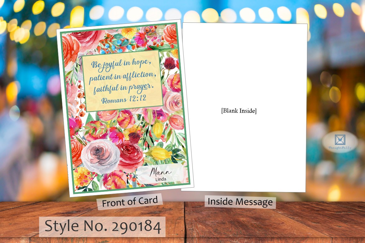 Be Joyful Card - Rom. 12:12 (#290184AV)