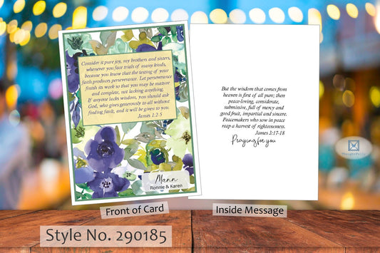 Consider It Joy Card - James 1:2-5 (#290185AV)