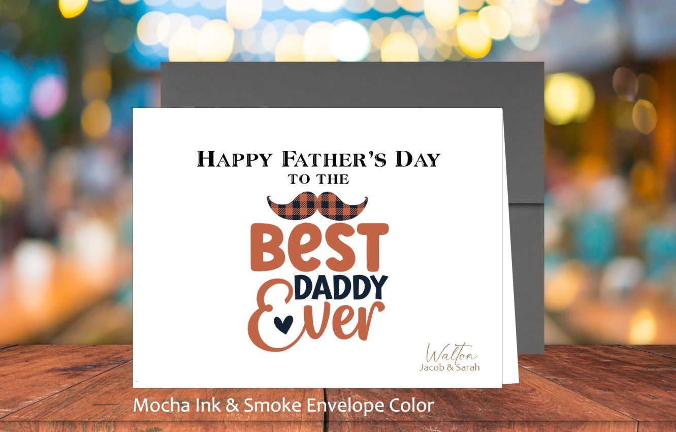 Best Dad Ever Card (#310106AS)