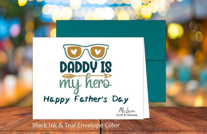 Daddy is my Hero Card (#310111AS)