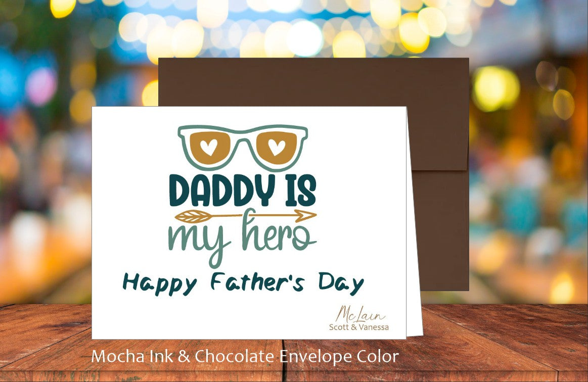 Daddy is my Hero Card (#310111AS)