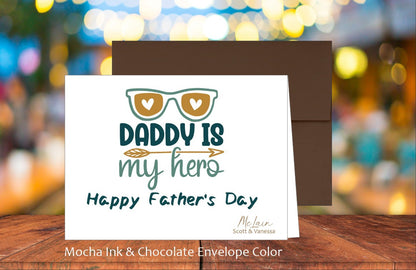 Daddy is my Hero Card (#310111AS)