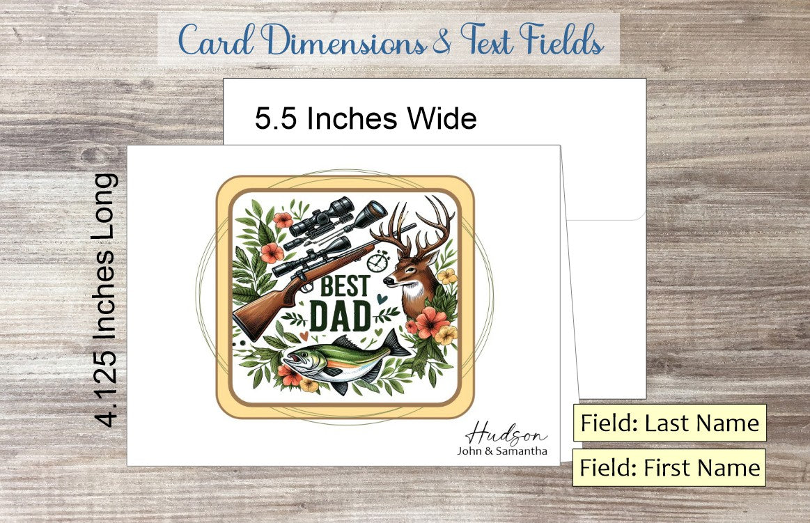 Best Dad Card (#310119AS)