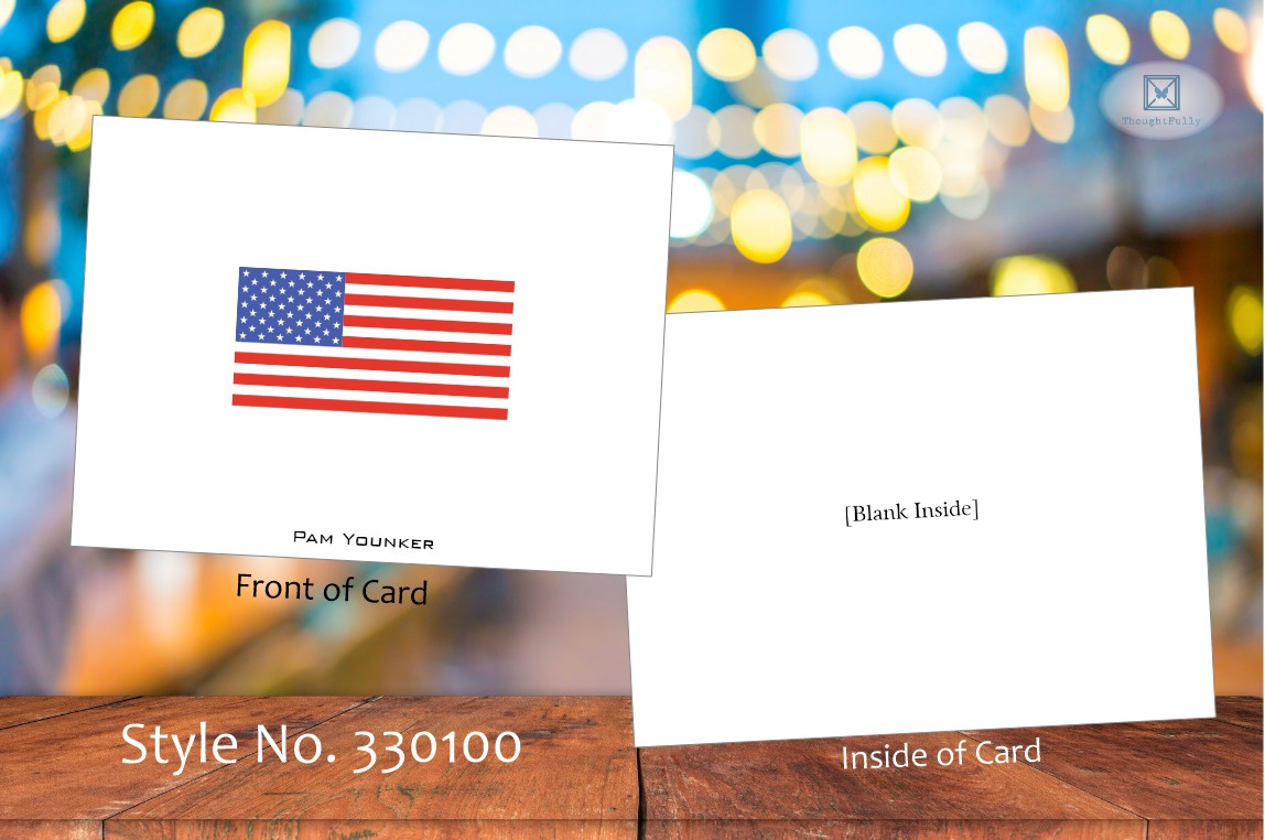 American Flag Card (#330100AS)