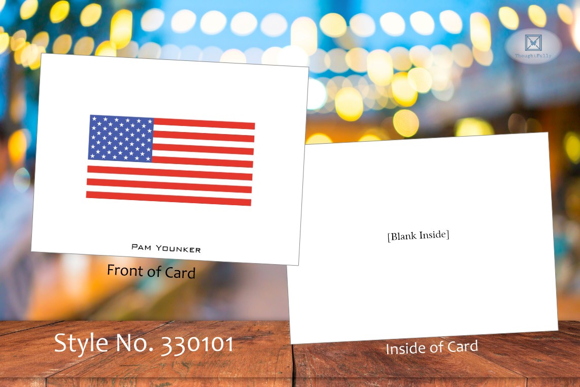American Flag Card (#330101AS)