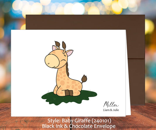 Baby Giraffe Card (#240101AS)