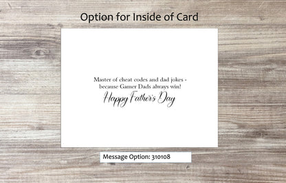 Gamer Dad Card (#310108AS)