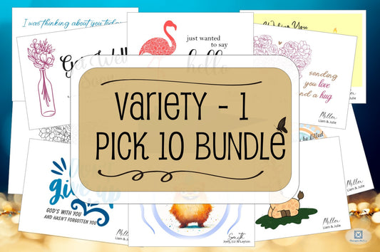 Pick 10 Cards - Variety 1 Bundle (#230102BD)